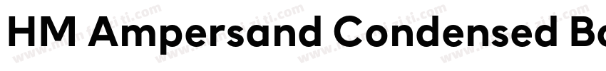 HM Ampersand Condensed Bold字体转换